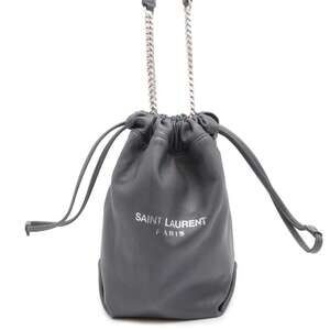 Saint Laurent Paris Chain Shoulder Bag Teddy Pouch